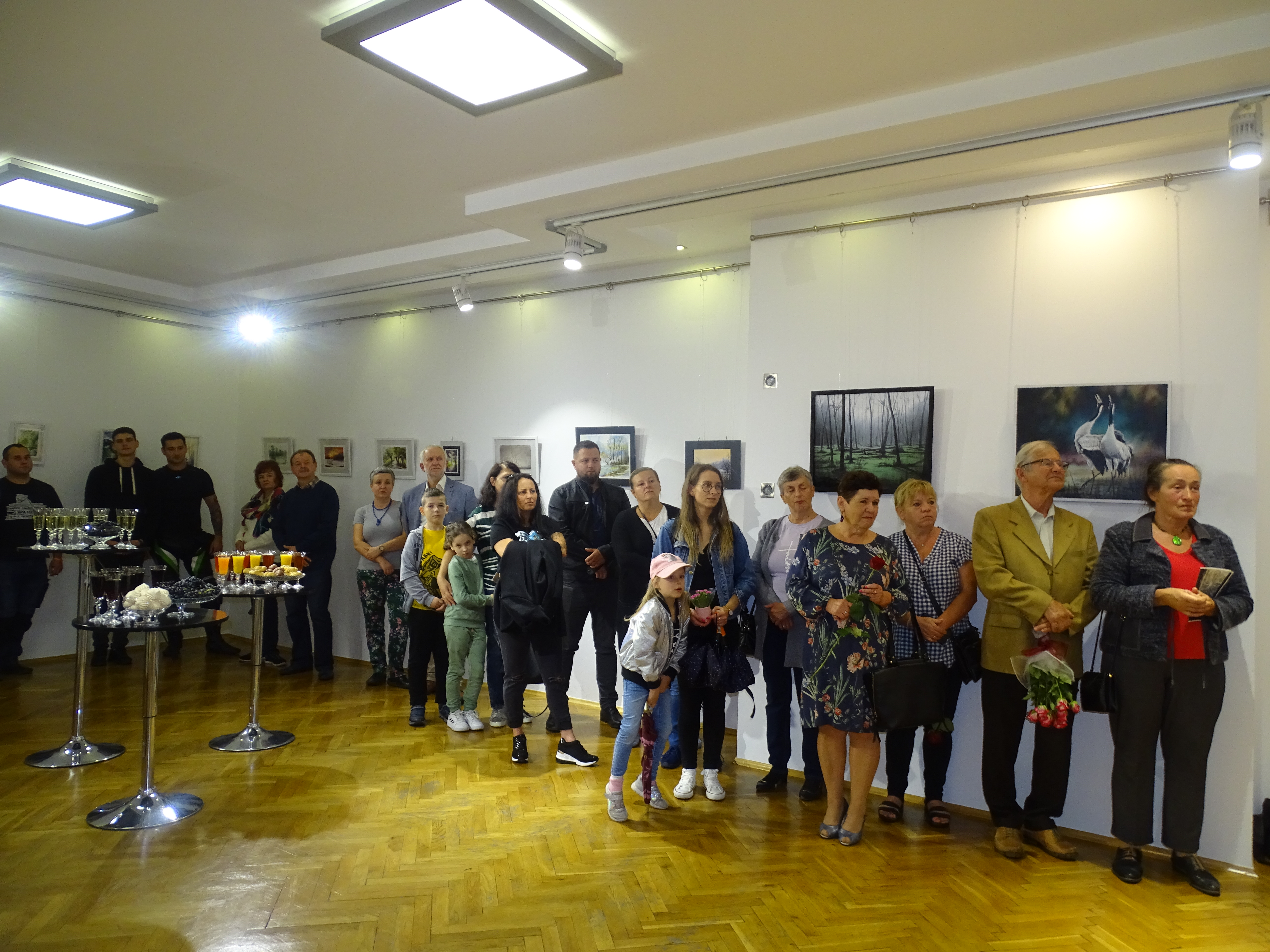 Wśród osób przybyłych na otwarcie wystawy byli m.in. bliscy i znajomi Małgorzaty Furgi.