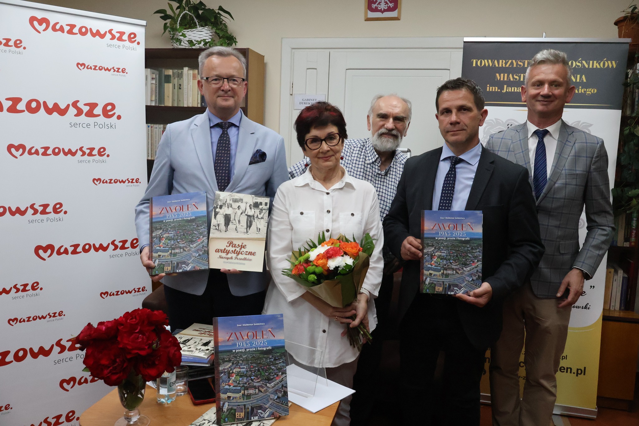 Burmistrz Zwolenia z autorami 